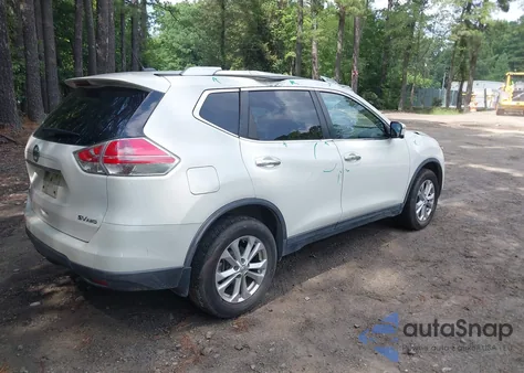 2016 Nissan Rogue Sv из США, поврежденный, VIN KNMAT2MV7GP717977